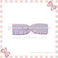 100%polyester purple mini rose bow, Lingerie ribbon gift bow, bra bow